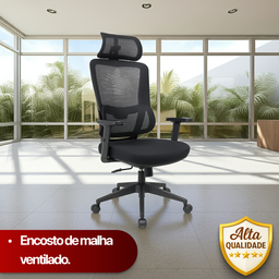 Cadeira de Escritório Presidente Titan - Preta - 19