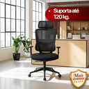 Ver imagem 6 de Cadeira de Escritório Presidente Titan - Preta