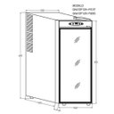 Ver imagem 7 de Adega Vertical Gallant Milano 12 Garrafas com Painel Touch 35L Preto 220V Gad12P1Za-Pt220