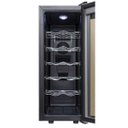 Ver imagem 4 de Adega Vertical Gallant Milano 12 Garrafas com Painel Touch 35L Preto 220V Gad12P1Za-Pt220