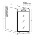 Ver imagem 7 de Adega Vertical Gallant Milano 8 Garrafas com Painel Touch 25L Preto 220V Gad08P1Za-Pt220