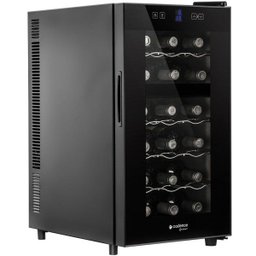 Adega Cadence Gourmet 18 Garrafas Preto Dual Zone Touch Bivolt - 2