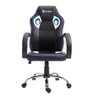 Cadeira Gamer Giratória com Altura Regulável Gallant Pt/Az - 2