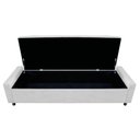 Ver imagem 6 de Calçadeira Baú Queen Everest P02 160cm para Cama Box Corano - Doce Sonho Móveis Branco
