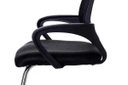 Ver imagem 2 de Cadeira Interlocutor Fixa Escritório tela mesh Wave Pierre Preta W-120a