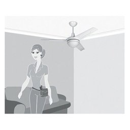 Ventilador de Teto Arno Alivio 3 Pás 3 Velocidades Branco 127V - 2