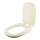 Ver imagem 2 de Tampa De Vaso Sanitario Almofadada Sabatini Palha (bege Claro) Para Bacia Icasa