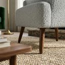 Ver mais imagens de Poltrona Decorativa Naomi Pes Madeira Boucle Tce 1018 Moll