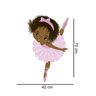 Adesivo de Parede Bailarina Mod20:42 X 70 Cm - 2