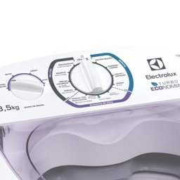 Lavadora de Roupas Electrolux Top Load Turbo Agitação 8,5kg Branca 220V LT09E - 4