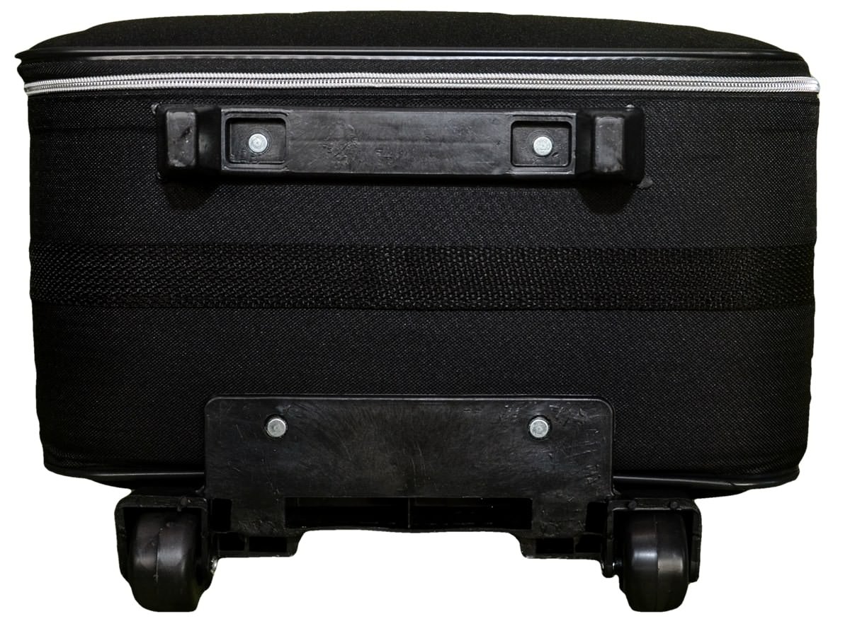 Mala Bolso frontal Pequena Bordo Rodinhas Village Rígida 10kg Anac Preto - 6