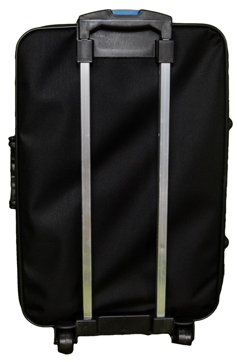 Mala Bolso frontal Pequena Bordo Rodinhas Village Rígida 10kg Anac Preto - 8