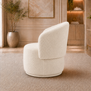Ver imagem 2 de Poltrona Decorativa Beatriz Giratória Boucle Sala Estar Recepção Quarto