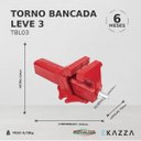 Ver imagem 4 de Torno de Bancada Leve Nº3 Tbl03 - Metalsul