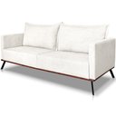 Ver imagem 5 de Sofa Aya 3 Lugares para Sala de Estar 220cm Boucle 3300 Ezz 3300