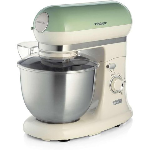 Batedeira Planetária em Inox Vintage Verde 5,5 Litros 127V