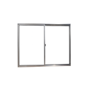 Ver imagem 1 de Vitrô 2 Folhas de Correr Aluminio Brilhante 1,00x1,50