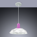 Ver imagem 2 de Lustre Pendente Sides M3 Sala Quarto Cozinha Balcão Praia Branco com Rosa 110V/220V