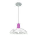 Ver imagem 1 de Lustre Pendente Sides M3 Sala Quarto Cozinha Balcão Praia Branco com Rosa 110V/220V
