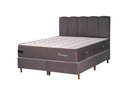 Ver imagem 2 de Kit Premium Base Box Casal 1,38 - Cinza
