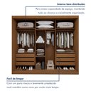 Ver imagem 4 de Guarda Roupa 3 Portas de Correr 100%mdf Monte Rei