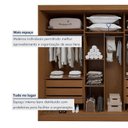 Ver imagem 6 de Guarda Roupa Casal 3 Portas de Correr 100%MDF Monte Rei