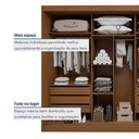 Ver imagem 6 de Guarda Roupa 3 Portas de Correr 100%MDF Monte Rei