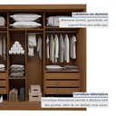 Ver imagem 5 de Guarda Roupa 3 Portas de Correr 100%mdf Monte Rei