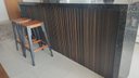 Ver imagem 3 de Painel Ripado Versátil Modular: Kit 10 Unid. 90x27cm Larg. (2,43m²) Talatto Painéis Imbuia