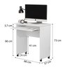 Mesa para Computador / Notebook Cor Branca - 5
