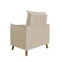 Ver imagem 6 de Poltrona Amamentação Descanso Pés Palito com Puff Ariel Suede Bege