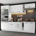 Ver imagem 1 de Armário de Cozinha Completa 290cm Branco Agata Madesa 01