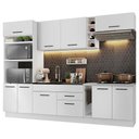 Ver imagem 3 de Armário de Cozinha Completa 290cm Branco Agata Madesa 01