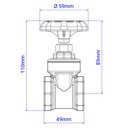 Ver imagem 4 de Registro de Gaveta Bruto Deca 1" - 1510hd100