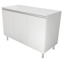 Ver imagem 1 de Balcão Multiuso c/ Tampo 120cm 100%MDF 3 Portas para Cozinha
