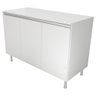Balcão Multiuso C/ Tampo 120cm 100%mdf 3 Portas para Cozinha - 1