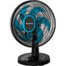 Ventilador de Mesa Cadence Refresh Turbo Pro 6 Pás Preto e Azul vtr420 127v - 2