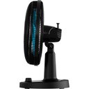 Ver imagem 4 de Ventilador de Mesa Cadence Refresh Turbo Pro 6 Pás Preto e Azul vtr420 127v