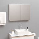 Ver imagem 3 de Armário Móvel Aéreo de Mdf para Banheiro com Espelho sem Fundo 70cm de Largura