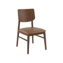 Ver imagem 3 de Conjunto de Mesa com 4 Cadeiras 4 Lugares Tampo em MDF Encosto em Madeira Capuccino 80cm Ágape