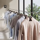 Ver imagem 5 de Varal De Roupa Retratil Parede Automatico Seca Rapido Extensivo Casa Apartamento Lavanderia Varanda