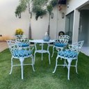 Ver imagem 2 de Mesa Jardim Viena + 4 Cadeiras Área Externa Piscina Varanda