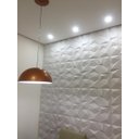 Ver imagem 3 de 24 Placas Revestimento De Parede Pvc 3d 50x50cm (6 Metros) Modelo Evereste