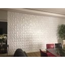 Ver imagem 7 de 24 Placas Revestimento De Parede Pvc 3d 50x50cm (6 Metros) Modelo Evereste