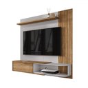 Ver imagem 2 de Painel para Tv até 55 Polegadas Paraty 1 Porta Cinamomo/off White - Móveis Bechara