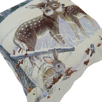 Capa de almofada Bambi rosa prateada Portocale Home BAMBI90345x45 - 2