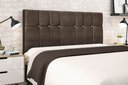 Ver imagem 2 de Cabeceira Opala Marrom Estofada para Cama Box Casal Queen Size 164cm Quarto Luxo Jbe Móveis