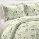 Ver imagem 2 de Kit Cobre Leito Colcha Casa Scarpa Mix Queen Estampado Dupla Face Floral 3 Peças - Isamara