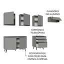 Ver imagem 5 de Armário de Cozinha Completa 260cm Cinza Nice Madesa 12