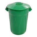 Ver imagem 1 de Lixeira Redonda 100 Litros Tipo Balde Cor:verde